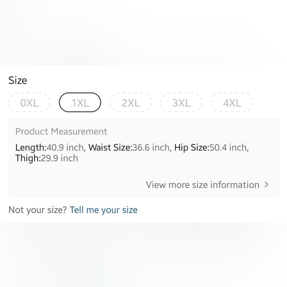 High Waisted light wash jeans. 1XL - Picture 5 of 5